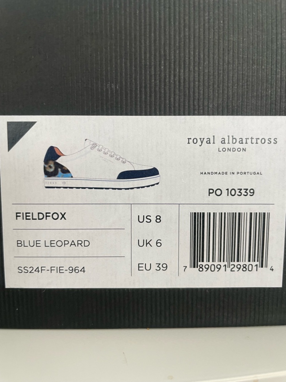 Royal Albatross Women’s Golf Shoes- with leopard accent. New in box. Size 8 - Picture 6 of 7